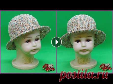 Шляпка крючком из пряжи Косичка. Шляпка для лета. Мастер класс вязания шляпки. Шляпка крючком из пряжи Косичка держит форму и продувается за счет мини отверстий. Связана шляпка из семеновской пряжи PIGTAIL, состав 60 процентов ви...