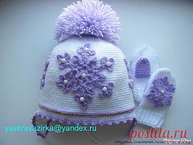 шапочка для девочки спицами - 212 тыс. картинок. Поиск Mail.Ru