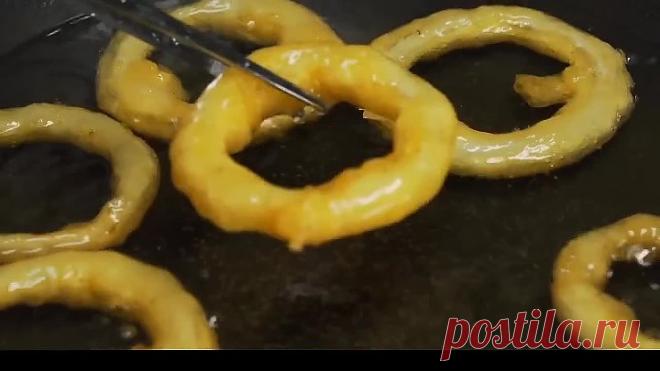 Кольца луковые в кляре