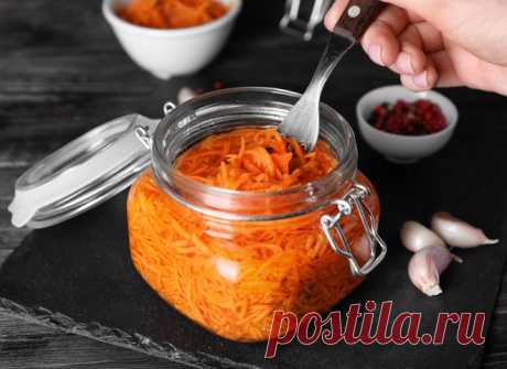 Морковь по-корейски на зиму — Домашняя кулинария