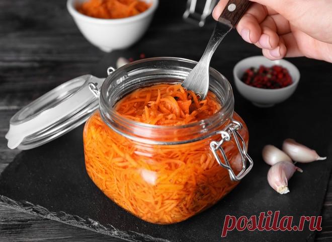 Морковь по-корейски на зиму — Домашняя кулинария