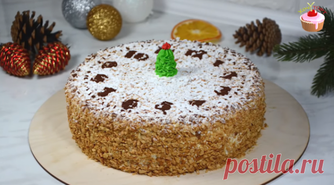 Бисквитный торт с кремом Шарлотт – идеальный подарок к чаю — Домашний уют