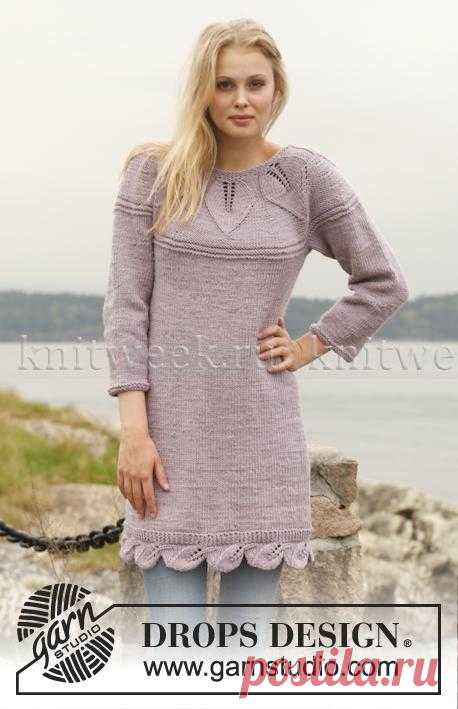 Вяжем вместе с Дропс: Теплая туника, платья, джемпер и пончо - 28 Сентября 2014 - Рукоделие своими руками - 