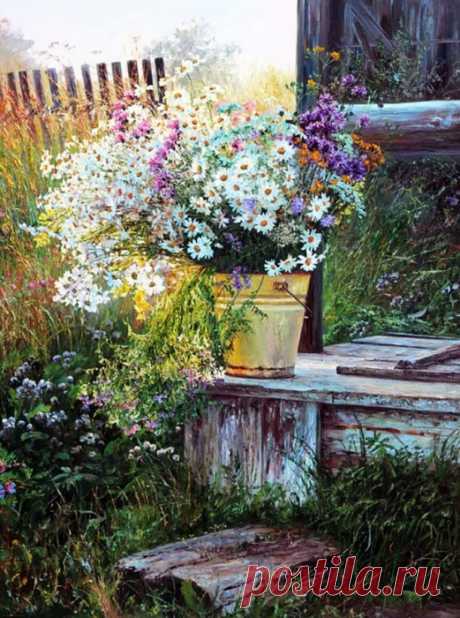 ✿ღ✿Художник Татьяна Черных. Будет сниться зимой это лето✿ღ✿