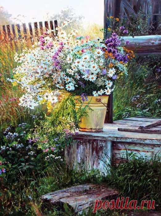 ✿ღ✿Художник Татьяна Черных. Будет сниться зимой это лето✿ღ✿