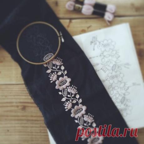 Как вышивать красивые элементы вышивки