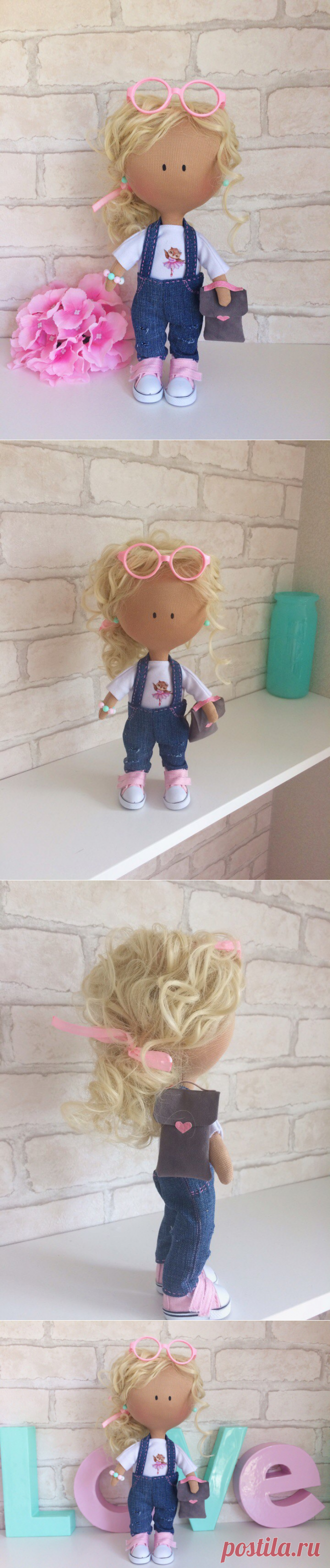 Купить интерьерную текстильную куклу от бренда buzzik_dolls | Mellroot