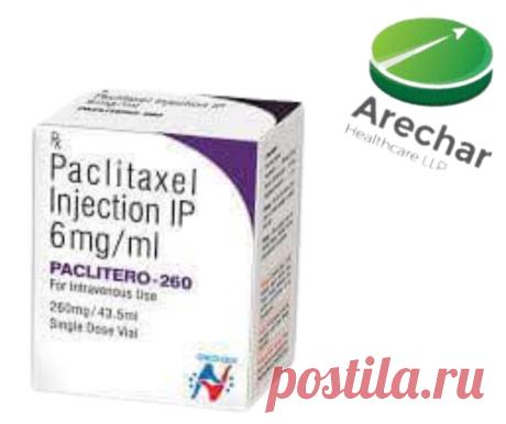 Paclitaxel is a prescription medicine for cancer patients. This regimen is used in the treatment of patients suffering from pancreatic cancer, cervical cancer, lung cancer, and esophageal cancer. It is administered as an injection. The medication may also be used to treat other tumors. Buy now Paclitero 100 mg at an affordable price on Magicine Pharma. Order at 30% off.