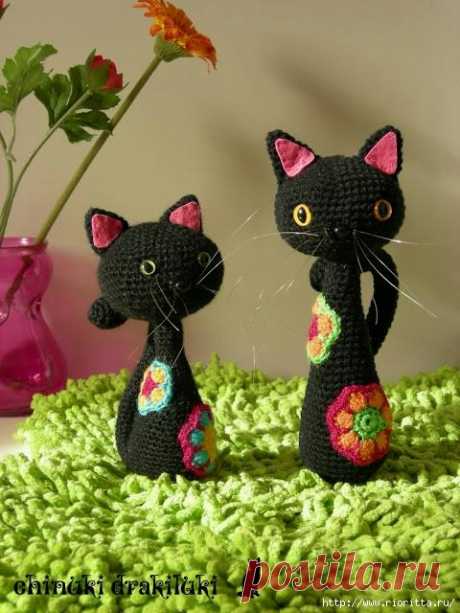 вязаная кошечка