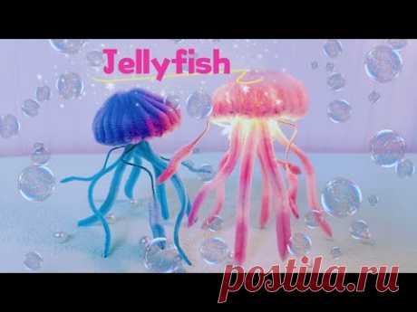 Jellyfish DIY - How to make cute Jellyfish with pipe cleaner-KESA DIY