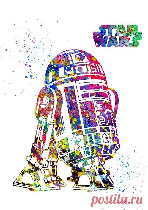 Star Wars, R2-d2 Art Print by Erzebet S Star Wars, R2-d2 Art Print by Erzebet S.  All prints are professionally printed, packaged, and shipped within 3 - 4 business days. Choose from multiple sizes and hundreds of frame and mat options.