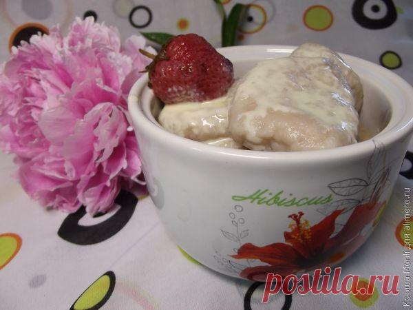 Клубничные ленивые вареники в мультиварке / Рецепты с фото