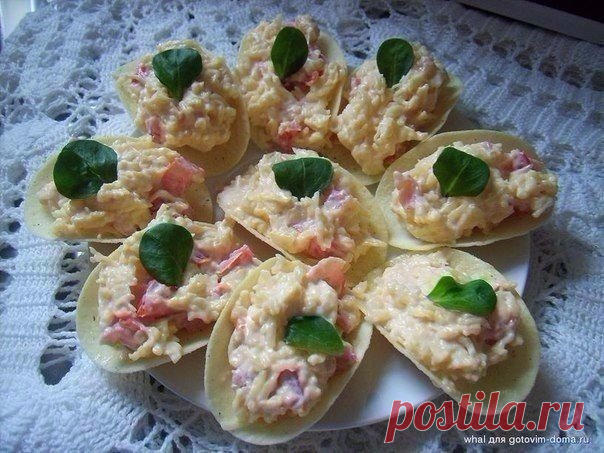 Закуска на чипсах: 7 вариантов оригинальной начинки / Логика моды