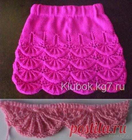 Алсацийские гребешки-узор спицами | Клубок