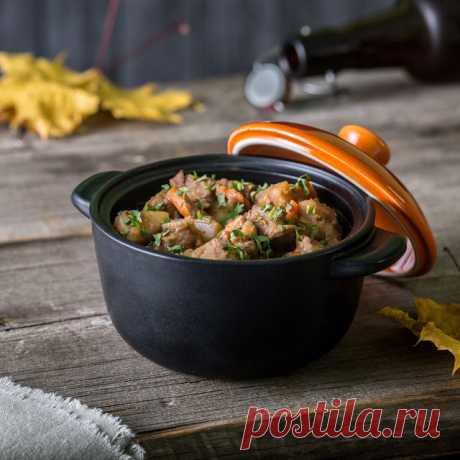 Ирландское рагу на бочковом стауте.