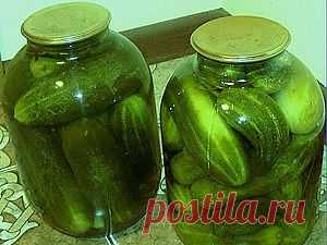 МАРИНОВАННЫЕ ОГУРЧИКИ БЕЗ УКСУСА.