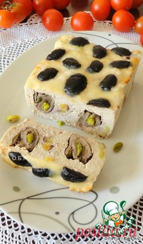 Террин &quot;Сердечный далматинец&quot; из фарша и куриных сердечек