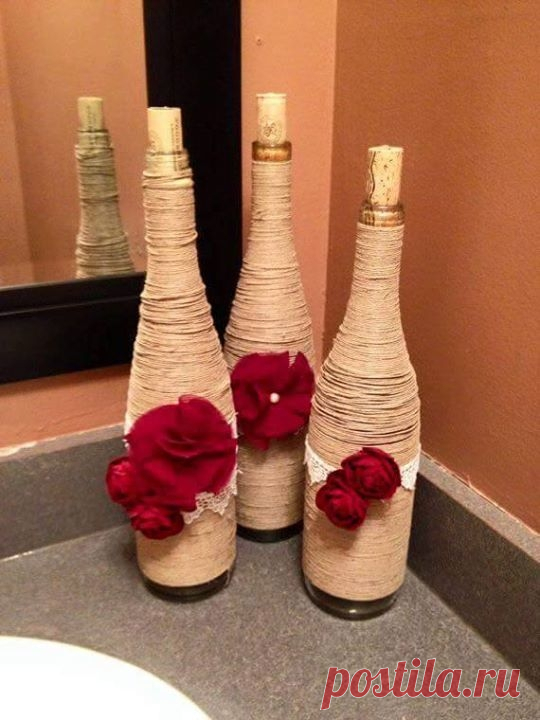 Декор бутылок
