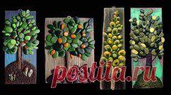 Потрясающие  из камешков