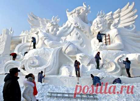 Ледяное королевство в Харбине