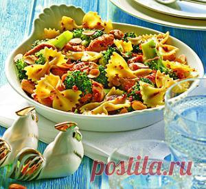 Курица c пастой и брокколи, пошаговый рецепт с фото Курица c пастой и брокколи. Пошаговый рецепт с фото, удобный поиск рецептов на Gastronom.ru