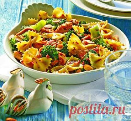 Курица c пастой и брокколи, пошаговый рецепт с фото Курица c пастой и брокколи. Пошаговый рецепт с фото, удобный поиск рецептов на Gastronom.ru