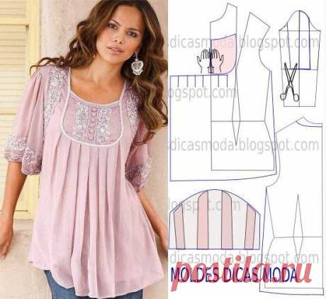 Molde de blusa