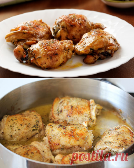 Сколько жарить куриные бедра с корочкой? | Cookingfood.com.ua