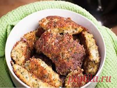 Филе индейки в сырной панировке | Рецепты моей мамы