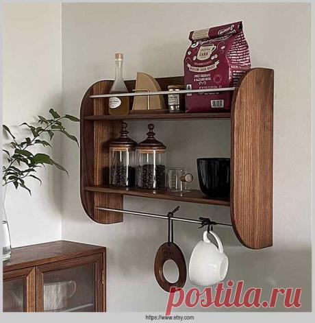 Практичная и функциональная кухонная полка своими руками
