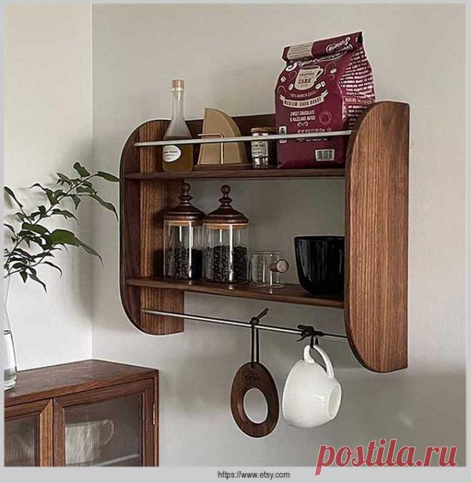 Практичная и функциональная кухонная полка своими руками