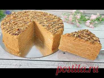 Всемирно известный Чешский Медовый торт МАРЛЕНКА! Нежнейший! Без раскатки коржей! Очень быстро!