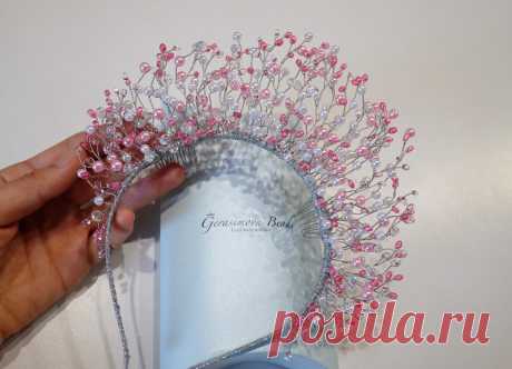 Бисерные изделия в Instagram: «Ободок-диадема для Златочки на выпускной в детский сад 💗!! Будет настоящей принцессой 😍! Чешские розовые бусины привезла из Праги почти 2…» 61 отметок «Нравится», 7 комментариев — Бисерные изделия (@gerasimova_beads) в Instagram: «Ободок-диадема для Златочки на выпускной в детский сад 💗!! Будет настоящей принцессой 😍! Чешские…»
