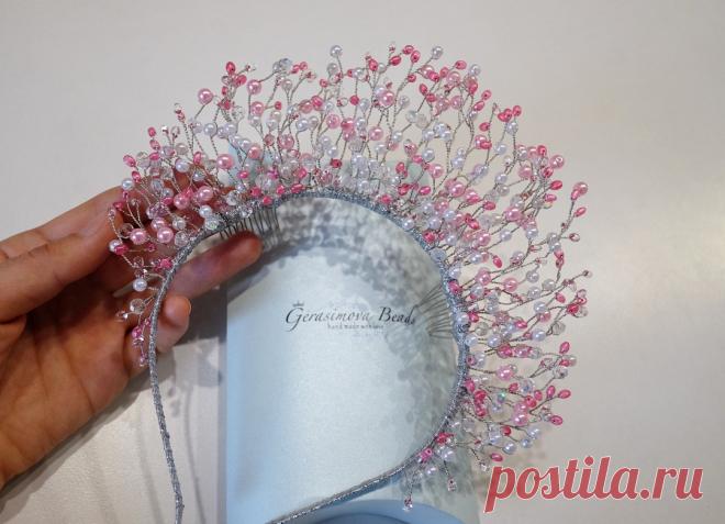 Бисерные изделия в Instagram: «Ободок-диадема для Златочки на выпускной в детский сад 💗!! Будет настоящей принцессой 😍! Чешские розовые бусины привезла из Праги почти 2…» 61 отметок «Нравится», 7 комментариев — Бисерные изделия (@gerasimova_beads) в Instagram: «Ободок-диадема для Златочки на выпускной в детский сад 💗!! Будет настоящей принцессой 😍! Чешские…»