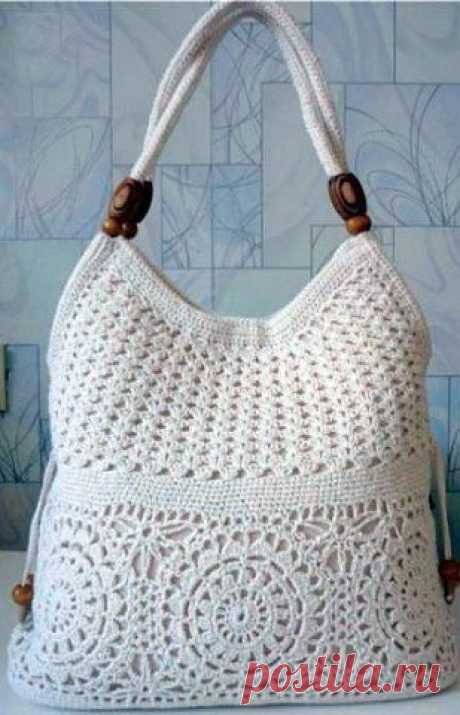 Запись на стене СУМКА ВЯЗАНАЯ КРЮЧКОМ