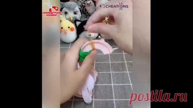 Прикольные мягкие игрушки из пряжи