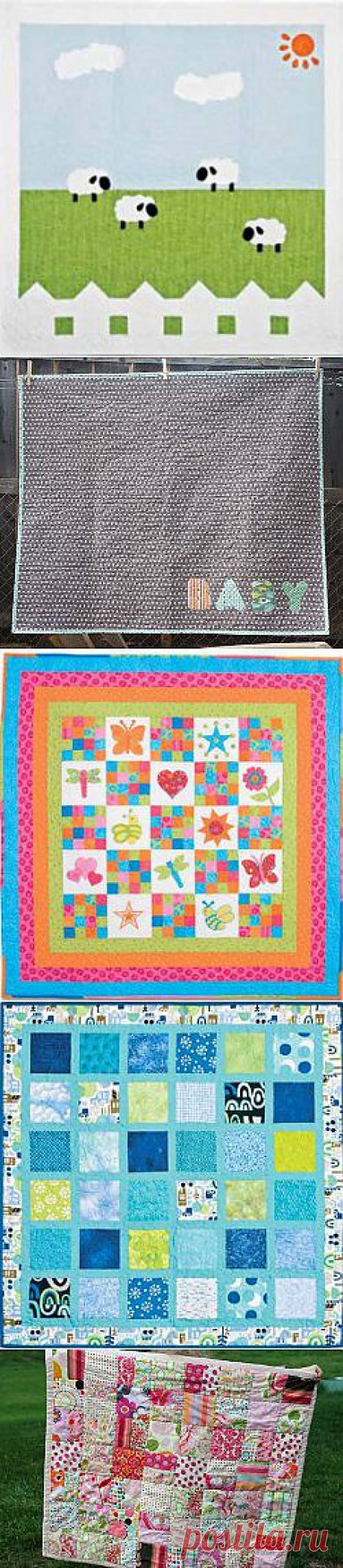 &quot;14 Easy Baby Quilt Patterns for Boys and Girls&quot; | FaveQuilts.com