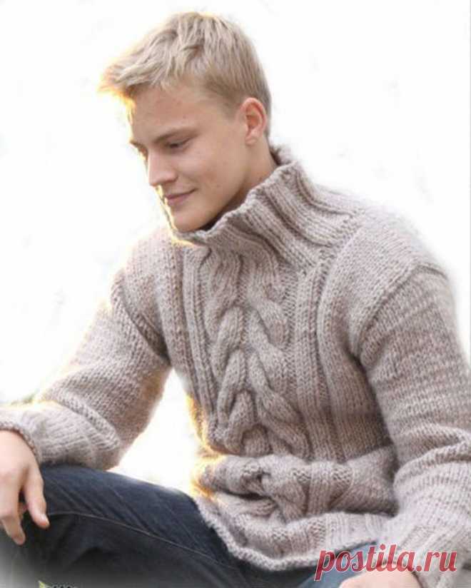 Men's Knitted Sweater Handmade Christmas Present Men's | Etsy