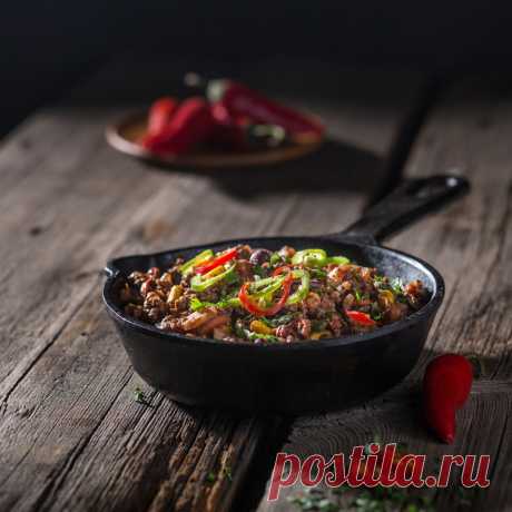 Чили кон карне с горьким шоколадом🍫