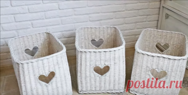 Корзинки, которые можно сделать за копейки Когда вещи в организованном порядке, ими гораздо проще и удобнее пользоваться. А еще такой порядок может быть по-настоящему красивым, правда? Благо, в наши дни в магазине можно найти множество вариант...