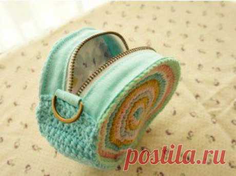 Кошелек вязаный крючком. | Laboratory household