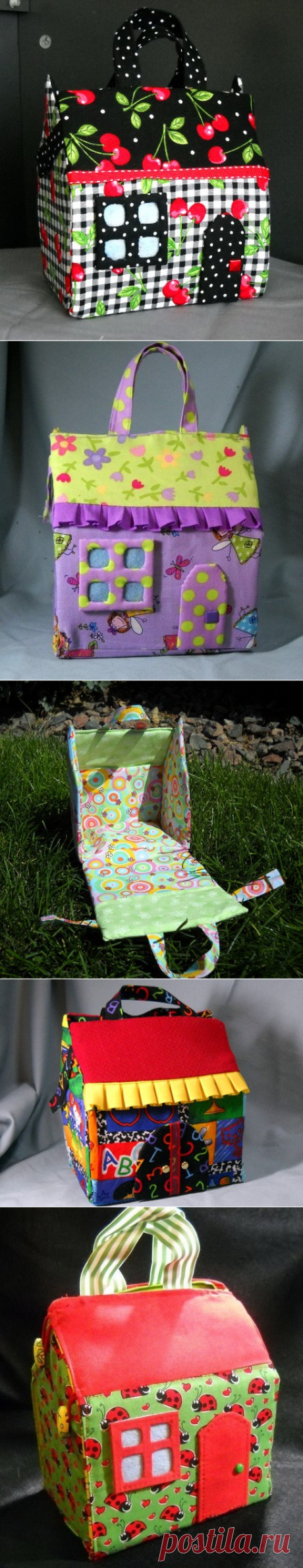 Домики из ткани