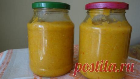 Кабачковая икра с морковью и яблоком