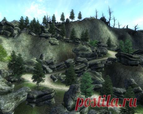 Дорога, ведущая к Кватчу, построенному на вершине столовой горы.