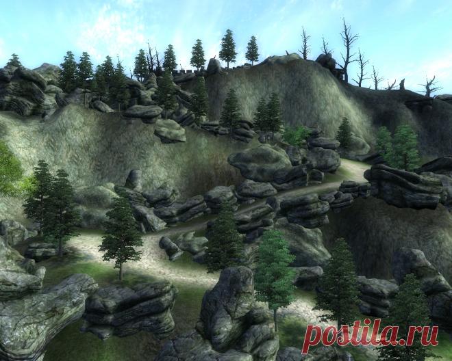 Дорога, ведущая к Кватчу, построенному на вершине столовой горы.