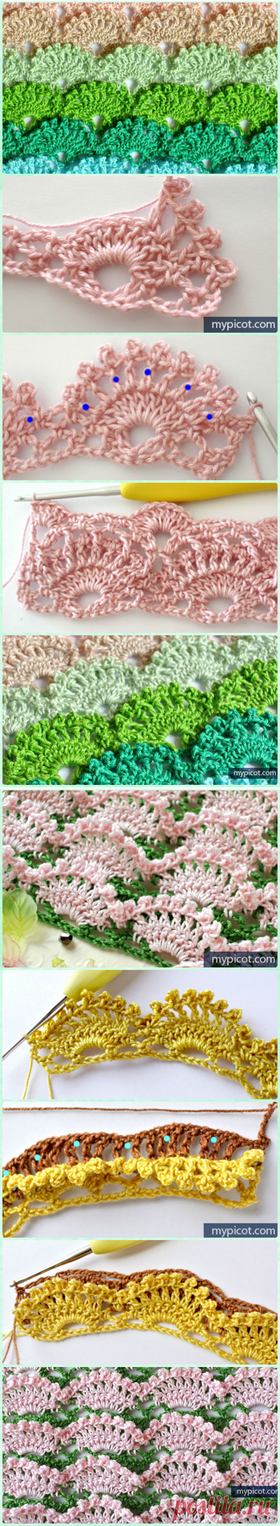 Crochet Radial Increased Stitches Free Patterns