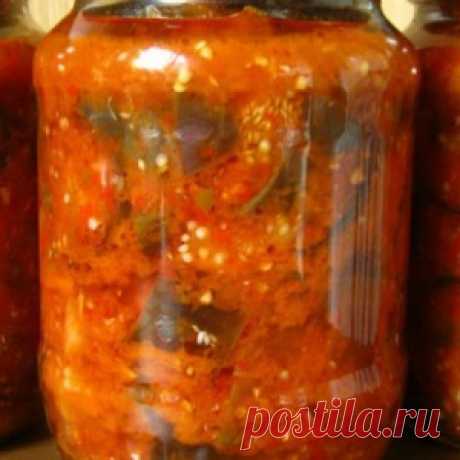 Салат с баклажанами (заготовки на зиму)