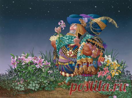 Джеймс К. Кристенсен - Рассмотрим лилии - ОГРАНИЧЕННОЕ ИЗДАНИЕ КАНВА