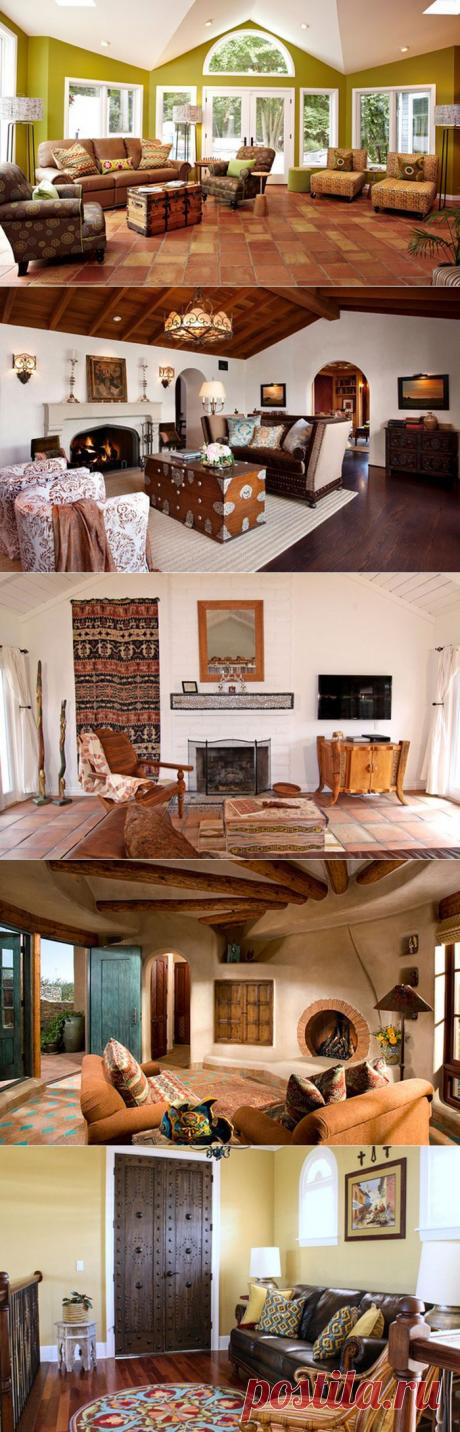 Чудесные гостиные в мексиканском стиле - Ремонт и дизайн