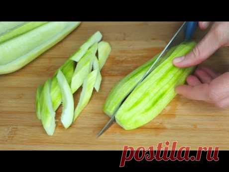 Эта любимая закуска моего мужа, готовлю, почти каждый день! Кабачки вкуснее, чем малосольные огурцы